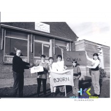 01-1999 Spijk School Eigen vlag voor jarige kids Coll. HKR